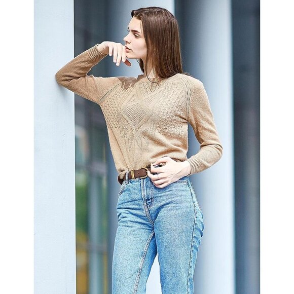 Women\'s Belt for Jeans Genuine Leather Belt Vintage Solid Brass Circle buckle